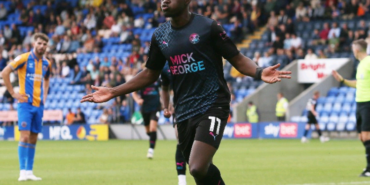 Ghanaian forward Kwame Poku Adubofour opens goal account with a brace for Peterborough against Shrewsbury
