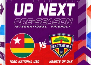 Hearts of Oak to face Togo U20 national team in final preseason friendly