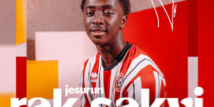 Sheffield United announce signing of Jesurun Rak-Sakyi on loan from Crystal Palace