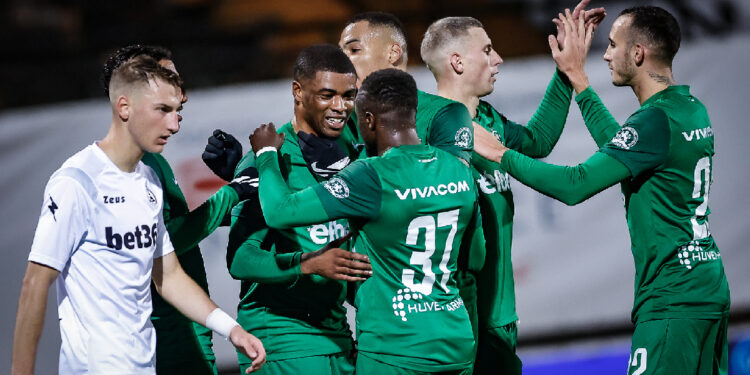 Kwadwo Duah scores in Ludogorets’ big win over Petrocub in Europa League playoffs