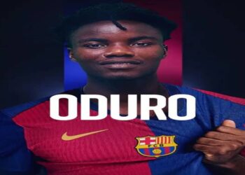 OFFICIAL: FC Barcelona unveil Ghanaian youngster David Oduro on three-year deal