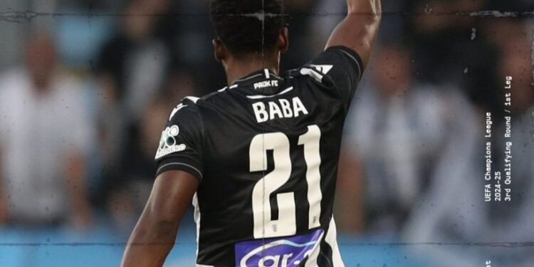 Baba Rahman scores to secure crucial draw for PAOK against Malmo in UEFA Champions League qualifying round