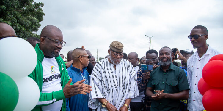 GFA president Kurt Okraku commissions state-of-the-art football pitch at Ghanaman Soccer Centre of Excellence