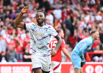 Ghanaian striker Antoine Semenyo on target for AFC Bournemouth against Nottingham Forest in Premier League opener