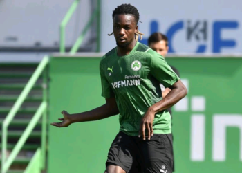 Ghanaian defender Gideon on target in Season opener for Greuther Fürth