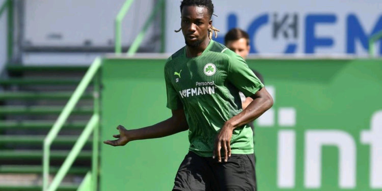 Ghanaian defender Gideon on target in Season opener for Greuther Fürth