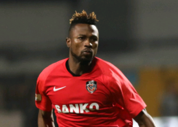 Ghanaian striker Patrick Twumasi scores for Beitar Jerusalem in Toto Cup loss to Ashdod