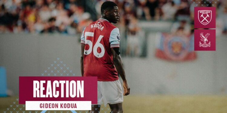 “It’s been a really good experience” – Gideon Kodua opens up on West Ham Pre-season