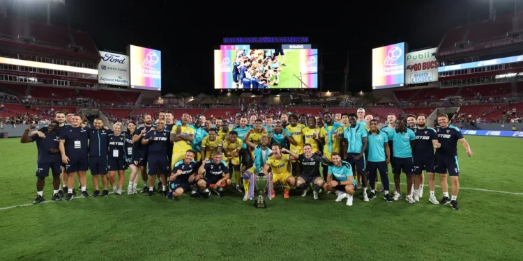 Jordan Ayew and Jeffrey Schlupp excel as Crystal Palace clinch Stateside Cup