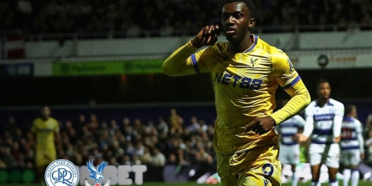 Eddie Nketiah scores debut goal in Crystal Palace’s defeat to QPR in EFL Cup