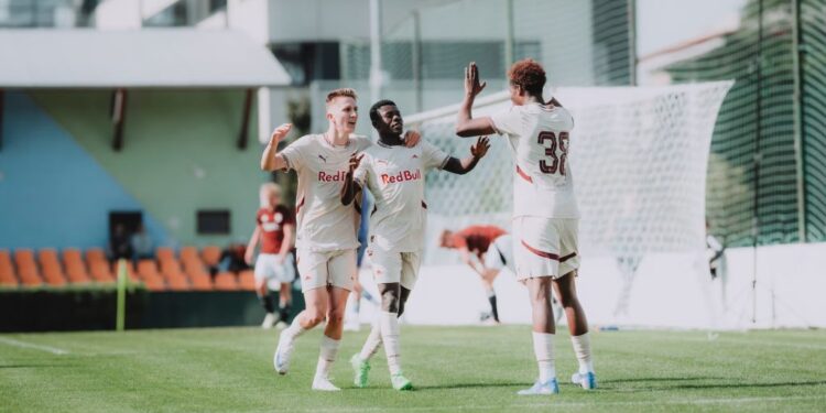 Ghanaian talent Edmund Baidoo bags assist in Red Bull Salzburg U-19’s UEFA Youth League win over Sparta Praha