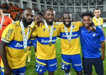 Ghanaian duo David Abagna and Kingsley Sarfo win Cypriot Super Cup with APOEL Nicosia