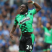 Ghanaian attacker Galtin O’Donkor reacts after scoring debut goal for Bristol Rovers against Peterborough