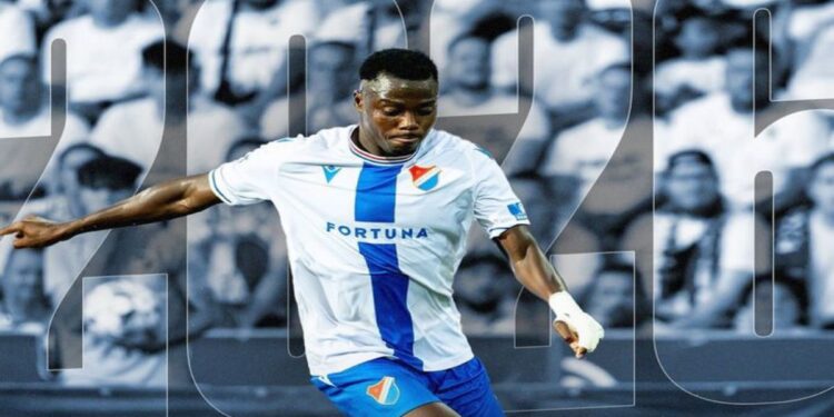 Ghanaian defender Patrick Kpozo extends contract with FC Banik Ostrava until 2026