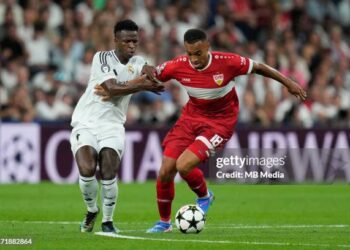 Ghanaian forward Jamie Leweling provides assist in Stuttgart’s 3-1 Champions League defeat to Real Madrid