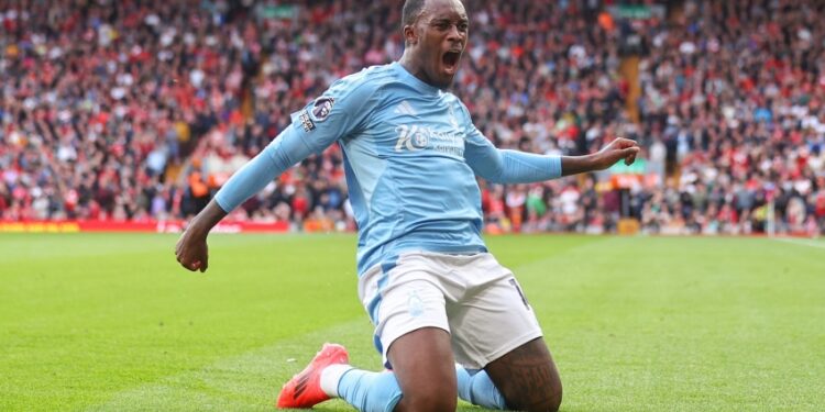 VIDEO: Callum Hudson-Odoi’s stunning strike ends Liverpool’s Unbeaten Run as Nottingham Forest Triumph at Anfield