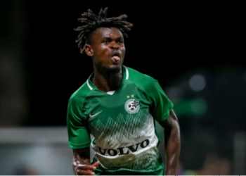 Ghanaian attacker Godsway Donyoh scores in Hapoel Hadera’s draw with Hapoel Jerusalem in Israeli Premier League