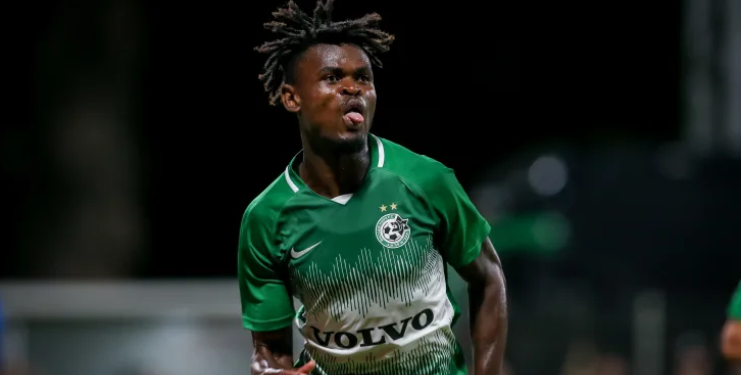 Ghanaian attacker Godsway Donyoh scores in Hapoel Hadera’s draw with Hapoel Jerusalem in Israeli Premier League
