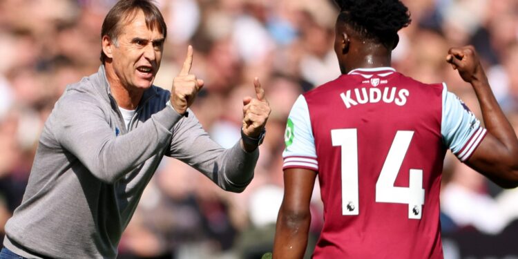 Is Mohammed Kudus not a team player as Julen Lopetegui suggested?