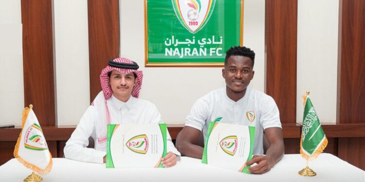 Ghanaian defender Samuel Sarfo joins Saudi side Najran SC on one-year deal