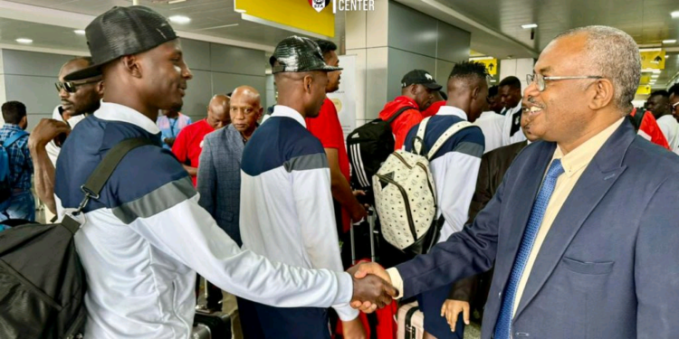 Sudan lands in Ghana ahead of their 2025 Africa Cup of Nations (AFCON) qualifiers
