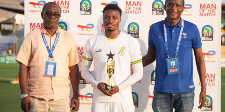 Black Satellites forward Jerry Afriyie bags Goal King Gong at WAFU U20 tournament