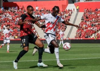 Ghanaian defender Abdul Mumin sees red in Rayo Vallecano’s slim win