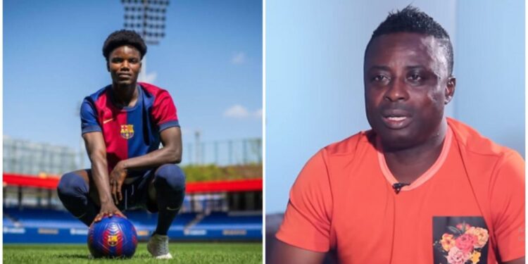 ‘Stay away from social media and focus on getting promotion to the Barcelona first team’ – Charles Taylor advises David Oduro