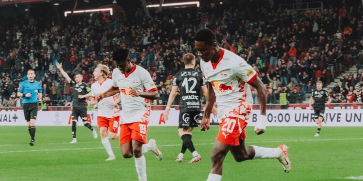 VIDEO: Watch Ghana forward Edmund Baidoo maiden Austrian Bundesliga goal for Red Bull Salzburg