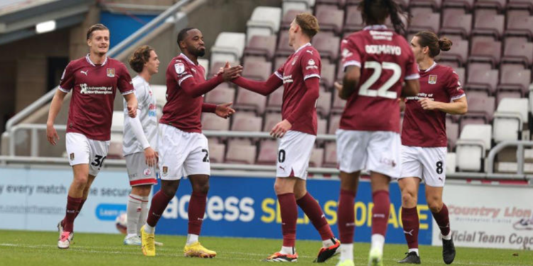 VIDEO: Ghana winger Tariqe Fosu scores again as Northampton Town thrash Crawley Town