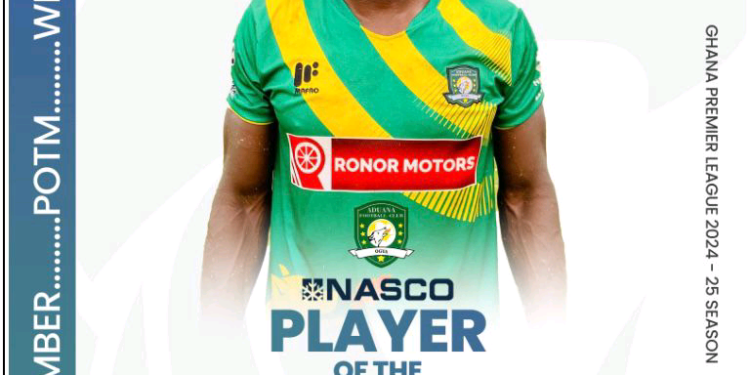 Aduana Stars forward Emmanuel Marfo happy to win Player-Of-The-Month award
