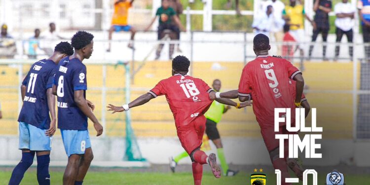 Ghana Premier League: Asante Kotoko secure narrow victory over Accra Lions to claim top spot