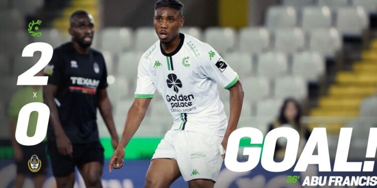 Abu Francis scores crucial goal in Cercle Brugge’s Belgian Cup victory over Olympic de Charleroi