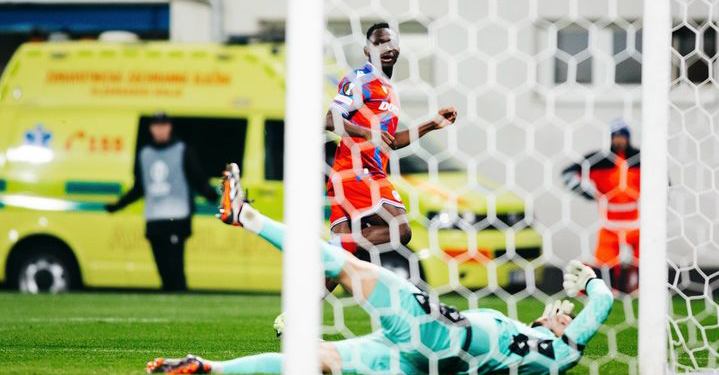 Prince Kwabena Adu scores in Viktoria Plzen’s win over Real Sociedad in Europa League