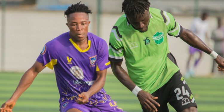Ghana Premier League: Joseph Esso’s decisive penalty lifts Dreams FC to first win of the season against Medeama
