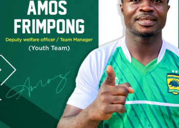 Former Kotoko captain Amos Frimpong named as deputy welfare officer