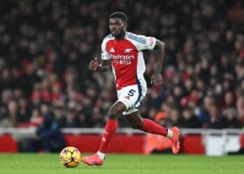 Ghana midfielder Thomas Partey shines in Arsenal’s Champions League win over Sporting CP