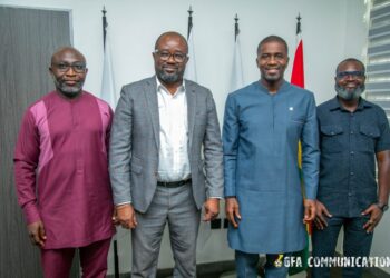 betPawa officials meet GFA President Kurt Okraku to strengthen partnership