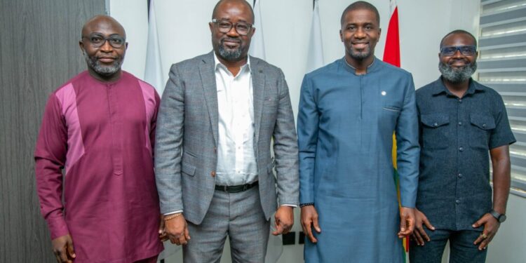 betPawa officials meet GFA President Kurt Okraku to strengthen partnership