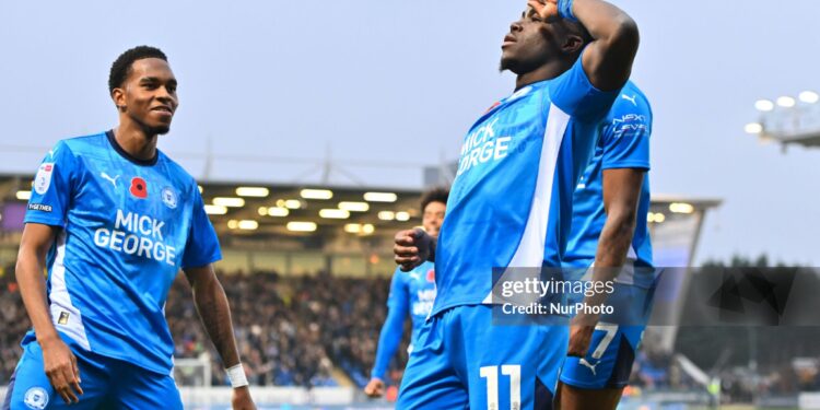 Ghanaian forward Kwame Poku bags hat-trick, grabs assist in Peterborough’s big win over Cambridge United