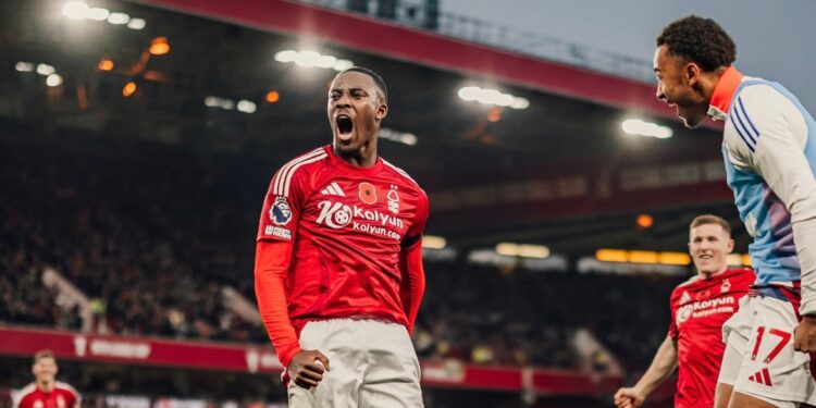 Callum Hudson-Odoi scores for Nottingham in big victory over West Ham United