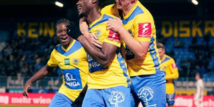 Ghana’s Kelvin Boateng bags brace as First Vienna whip Lustenau