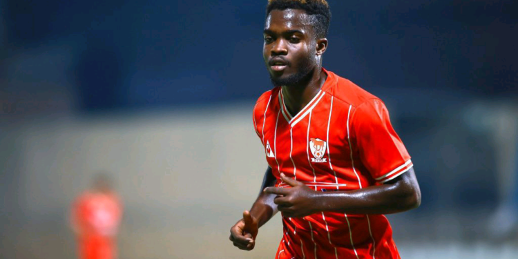 Ghanaian forward Mathew Anim Cudjoe scores first goal for Bnei Sakhnin in Israel