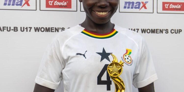 WAFU Zone-B U-17 Women’s Cup: Black Maidens forward Christiana Ashieku win ‘Lady of the Match’ award in Ghana’s victory over Bénin