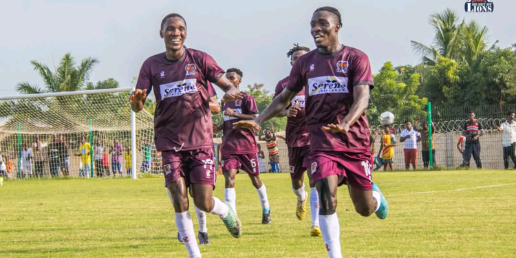 Ghana Premier League: Heart of Lions beat Basake Holy Stars to remain on top