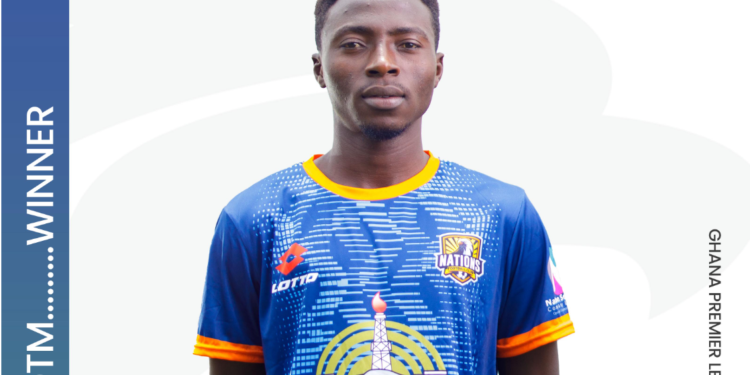 Nations FC forward Faisal Charwetey named NASCO player of the month award for November