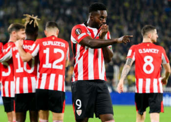 Inaki Williams delights in Athletic Bilbao’s Europa League win over Fenerbahce