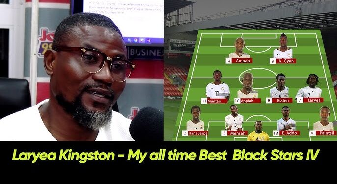 Laryea Kingston names Mathew Amoah, Adu Sarpei in his Black Stars XI from his generation