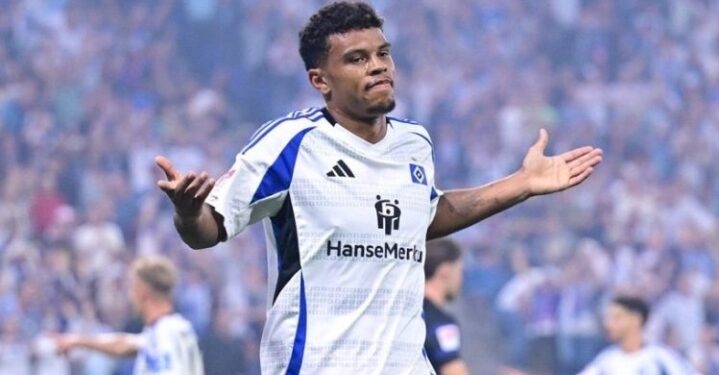 Ransford Yeboah Königsdörffer scores as Hamburg draw against Darmstadt