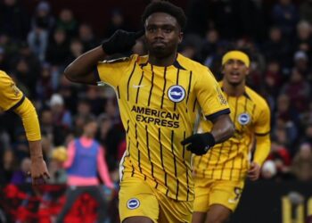 Tariq Lamptey scores in Brighton and Hove Albion’s entertaining draw at Aston Villa